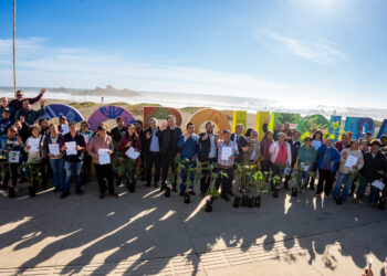 Impulsan recuperación agrícola en Itata con entrega de más de 2.700 plantas de papayo