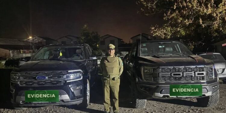 Carabineros recuperan dos vehículos en Pemuco