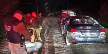 Conductor de colectivo  es sorprendido con armas en el  interior del vehículo