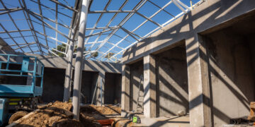 Patio Isabel Riquelme alcanza un 40% de avance y se proyecta como un fortalecido punto comercial de Ñuble
