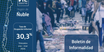 La tasa de ocupación informal en la Región de Ñuble llegó a 30,3% en el trimestre enero – marzo de 2026